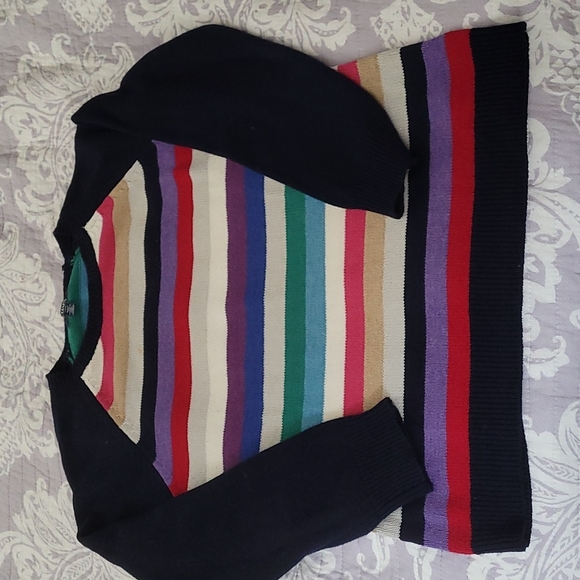 Chaps Sweaters - Chaps colorful striped sweater